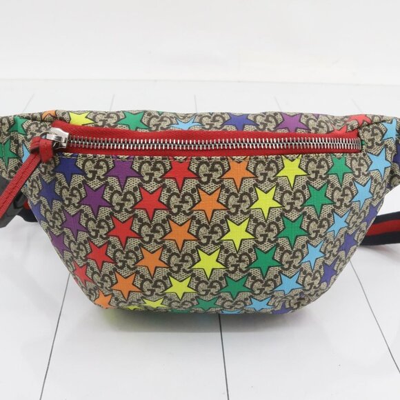 GG Supreme Monogram Star Print Belt Bag Multicolor - Picture 3 of 14